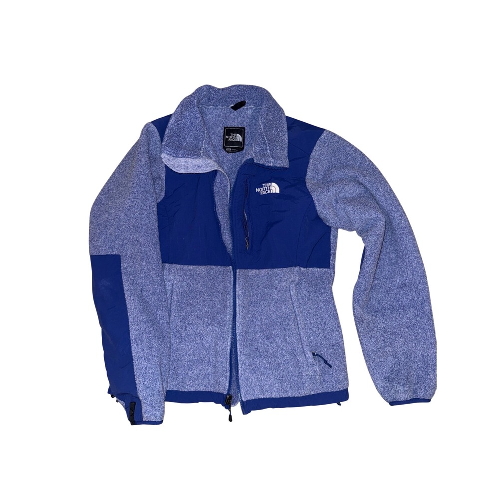 The North Face Denali Fleece Jacket Womens Small Blue Purple Full Zip Outdoor